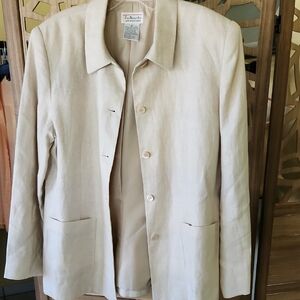 Talbots Cream Blazer